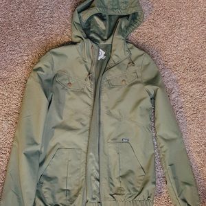 Volcom Army Green Windbreaker